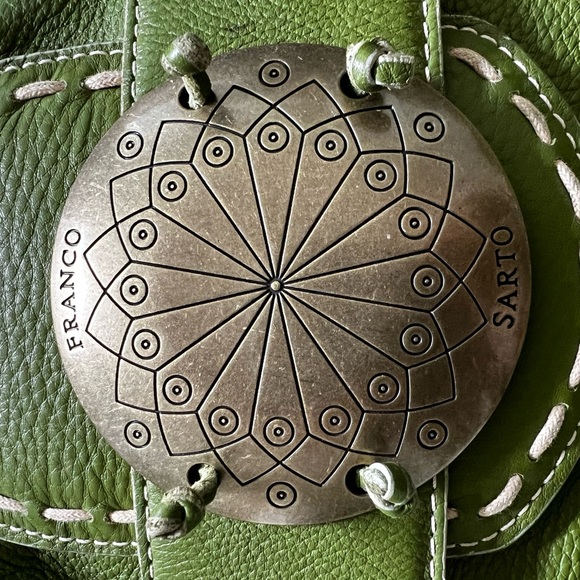 Franco Sarto green faux leather shoulder bag - Picture 5 of 5